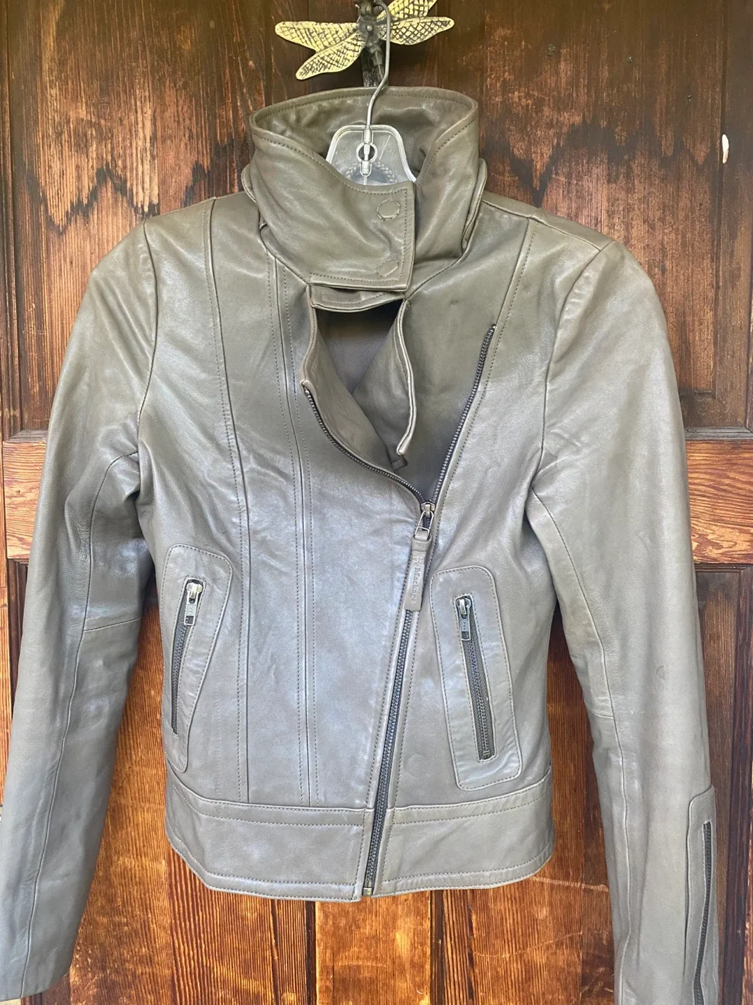 Mackage Leather Moto Jacket - XXS/TTP
