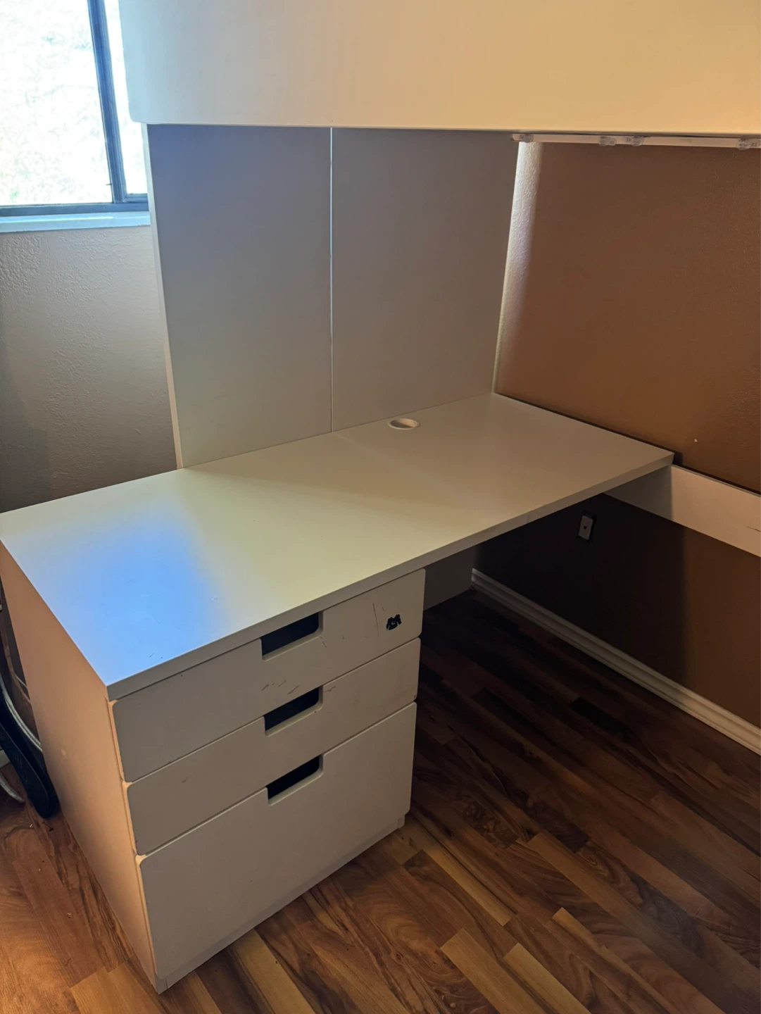 IKEA Smastad White Twin Loft Bed with Desk & Storage - photo 2