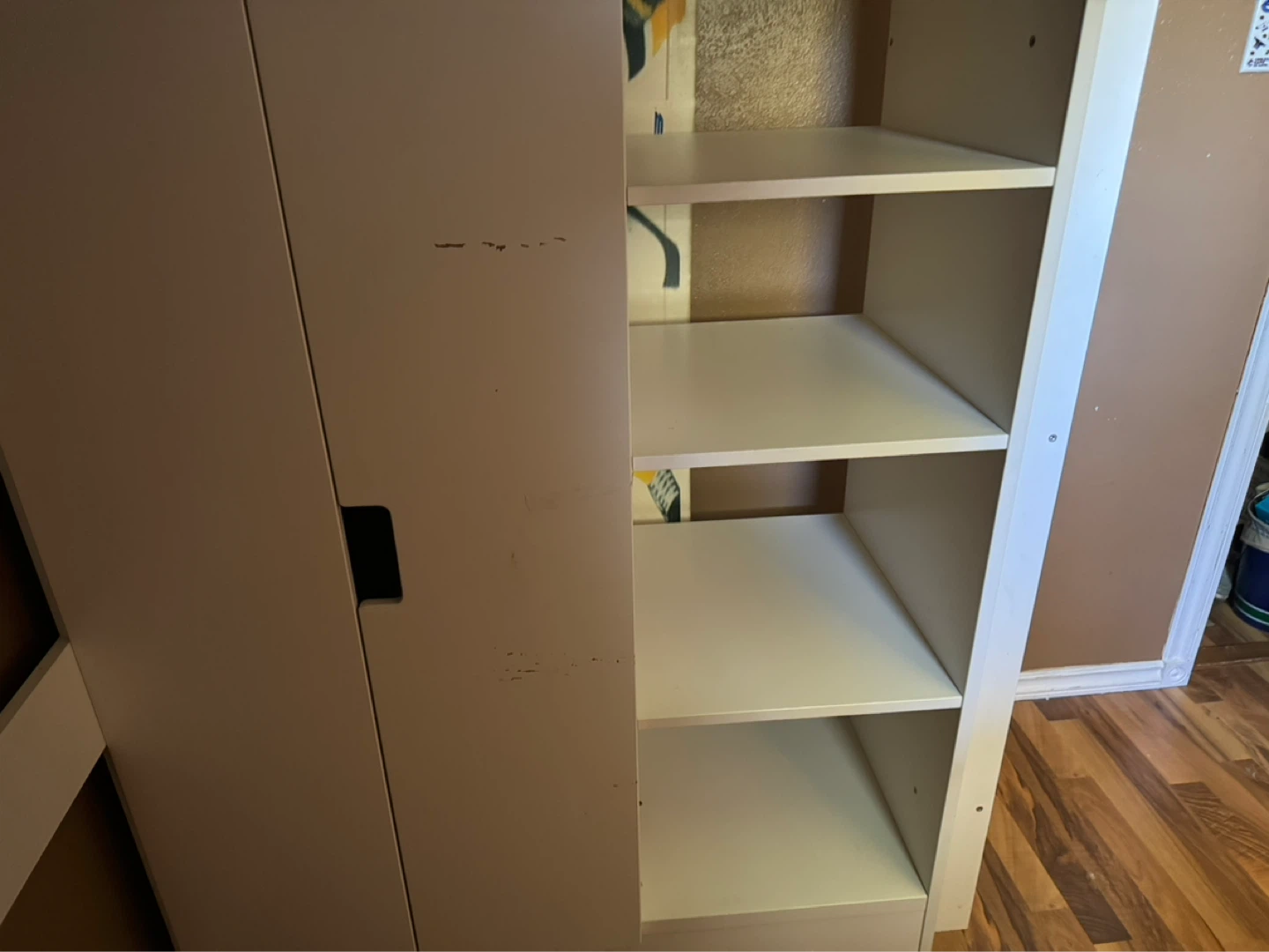 IKEA Smastad White Twin Loft Bed with Desk & Storage - photo 3