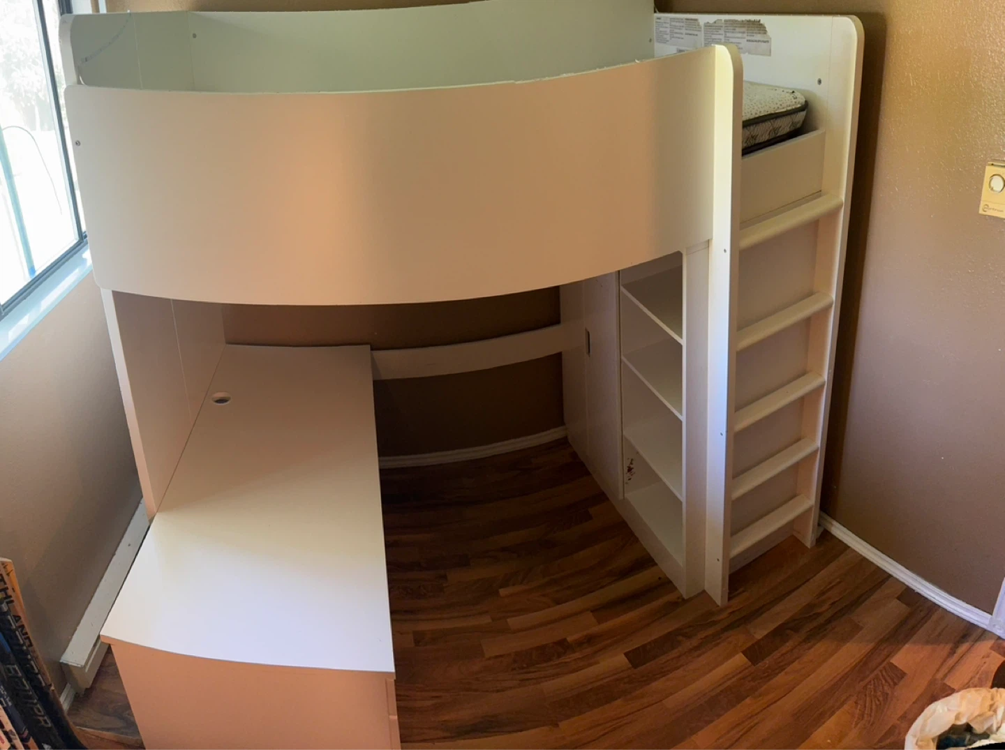 IKEA Smastad White Twin Loft Bed with Desk & Storage