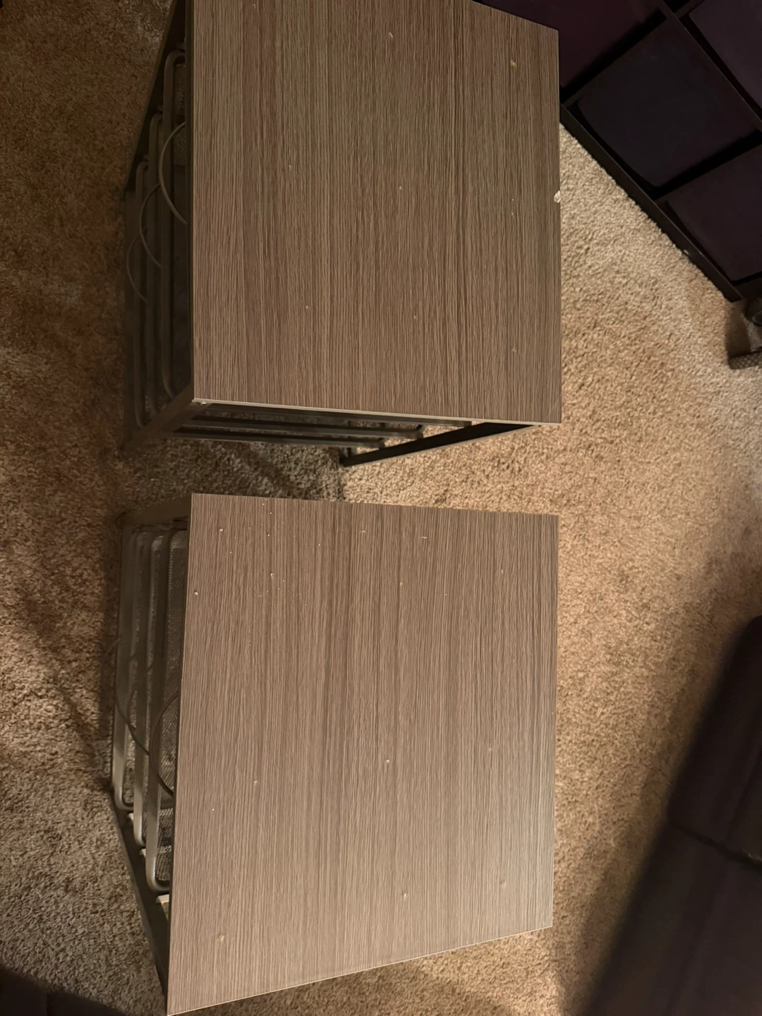 Set of 2 Grey Storage Drawers - photo 3
