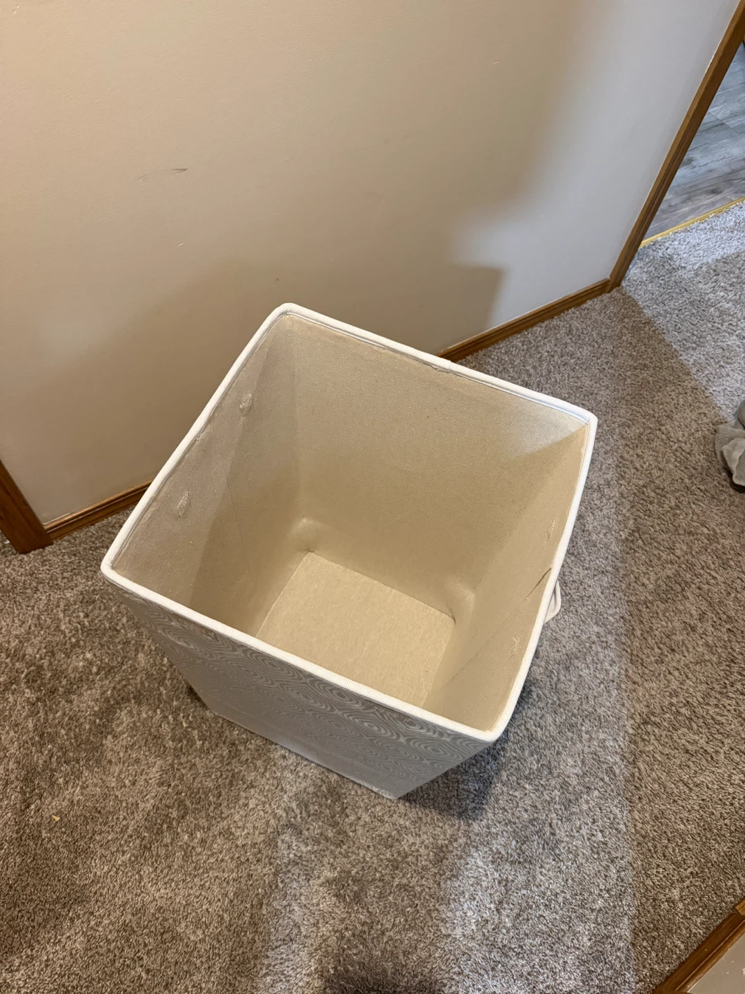 Fabric Laundry Hamper with Lid - photo 3