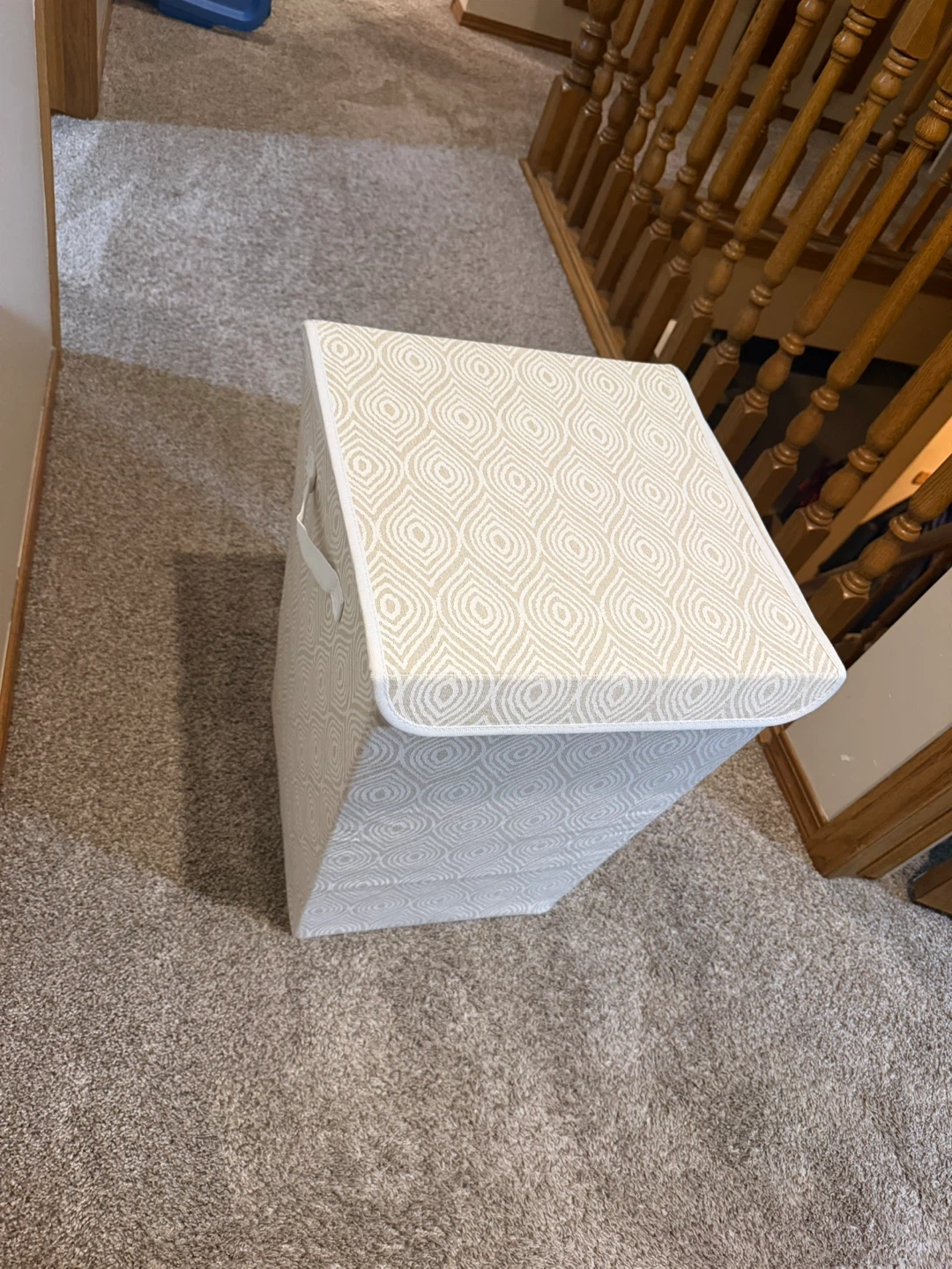 Fabric Laundry Hamper with Lid - photo 2