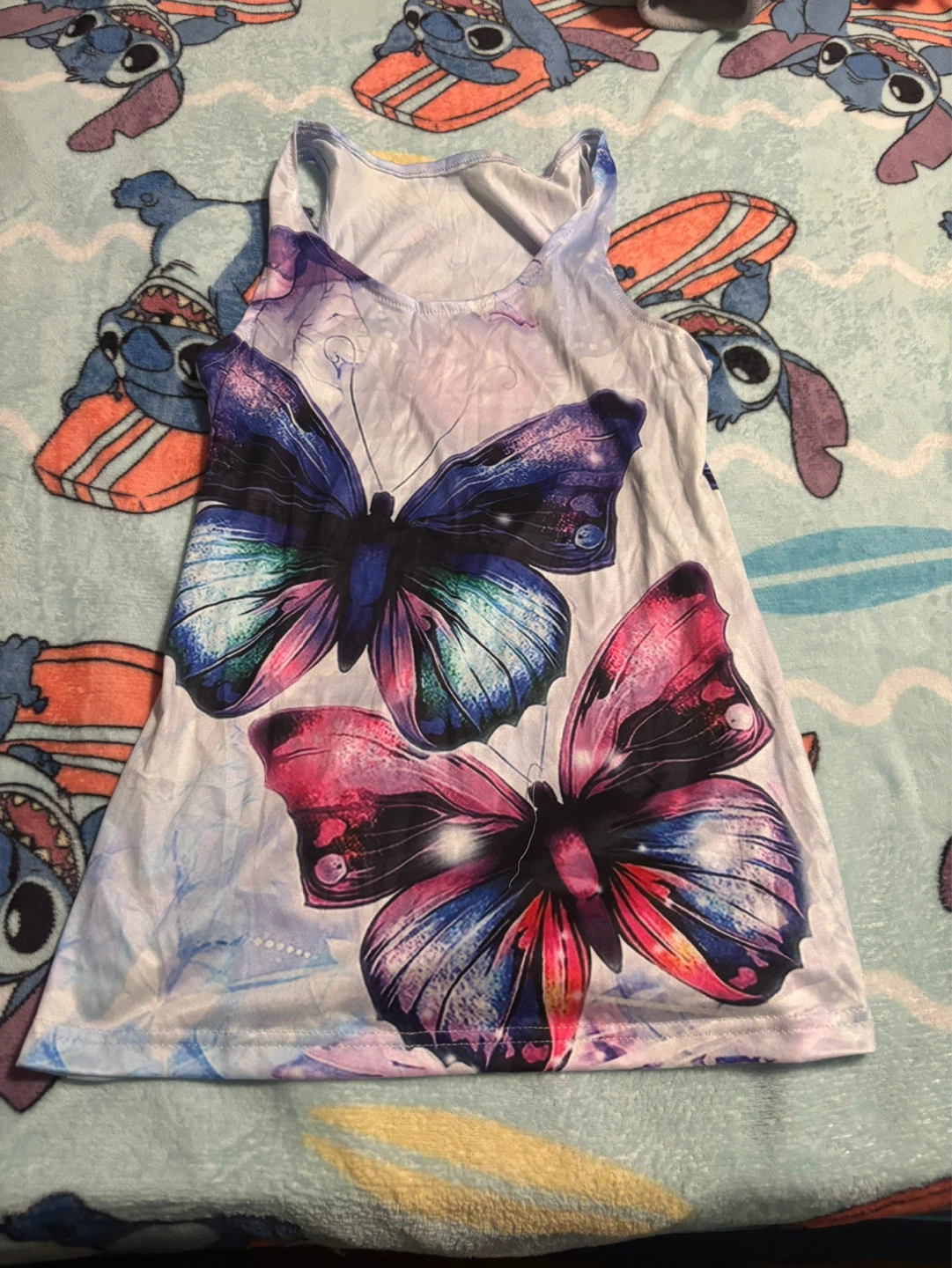 Butterfly Print Tank Top