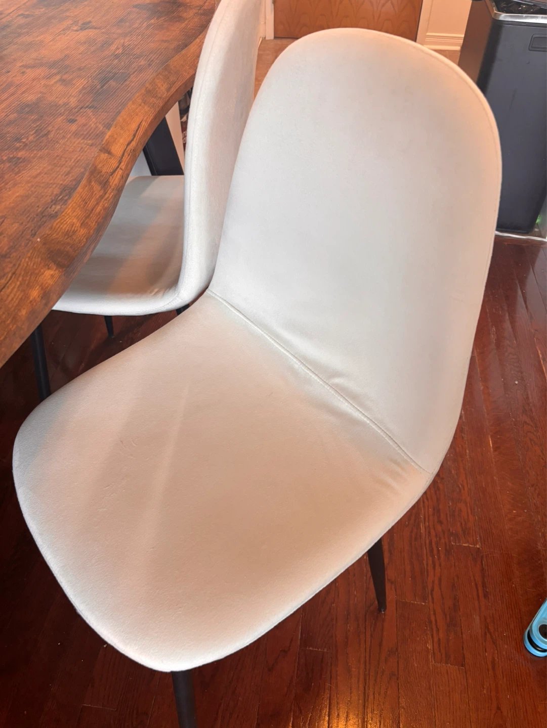 Light Beige Upholstered Dining Chair - photo 4