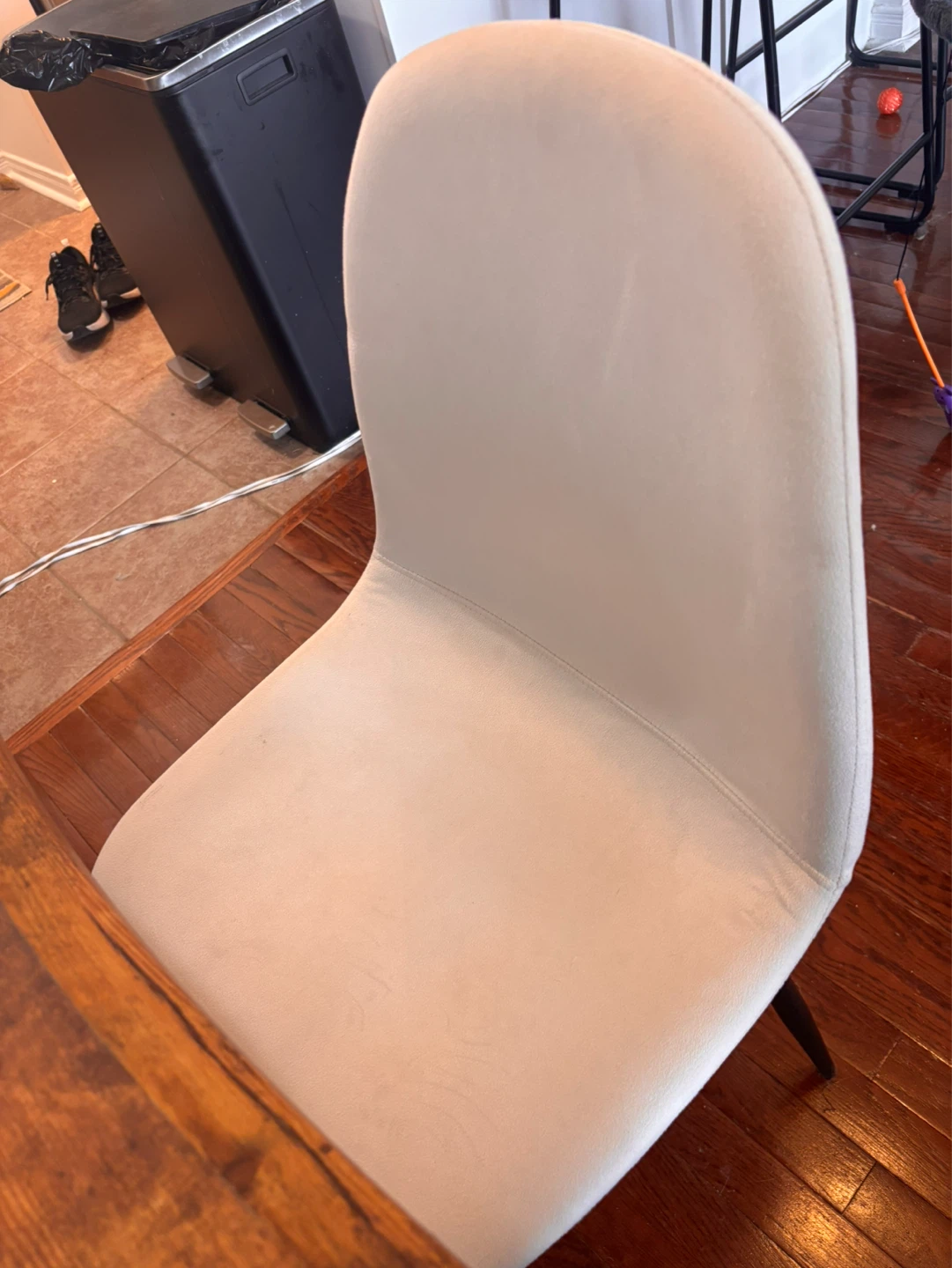 Light Beige Upholstered Dining Chair - photo 2