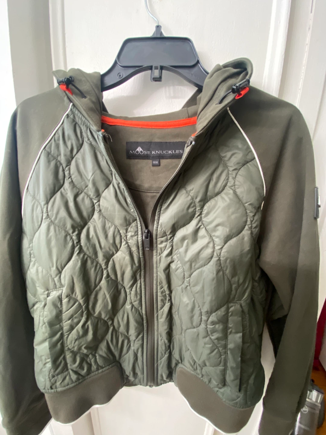 Moose Knuckles Quilted Bomber Jacket