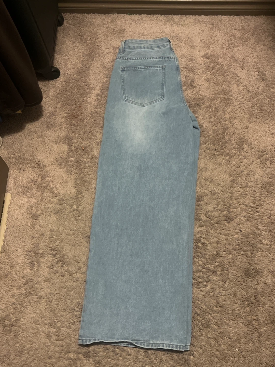 MYOURSA Wide Leg Jeans - Light Wash - Size M - photo 2