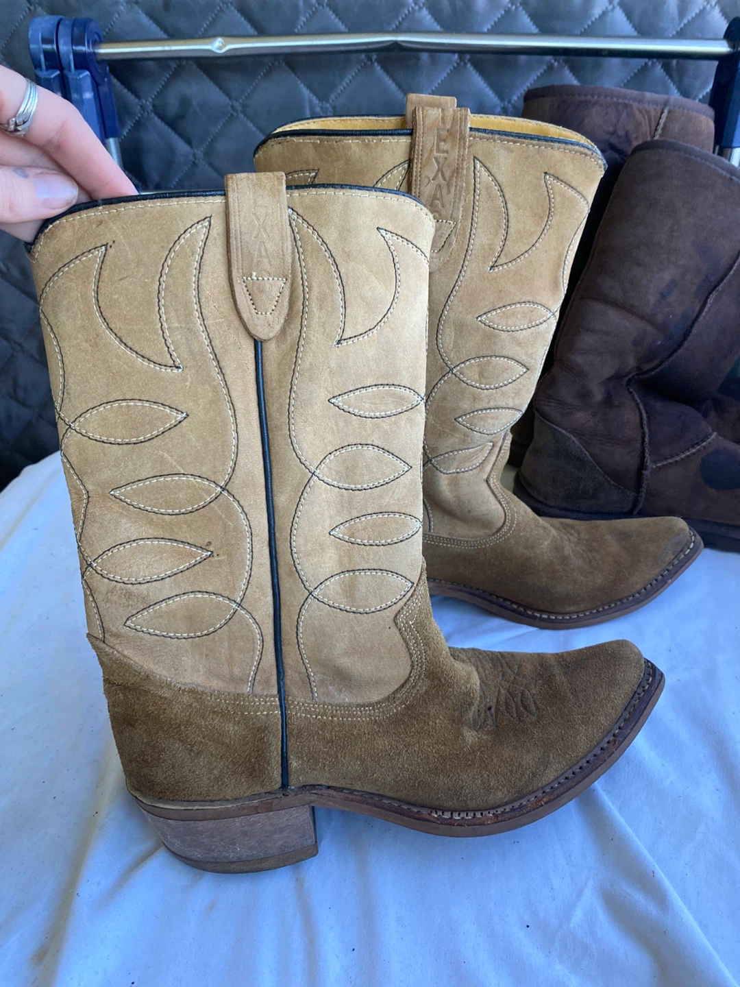 Texas Western Cowboy Boots - Size 7.5D - photo 3