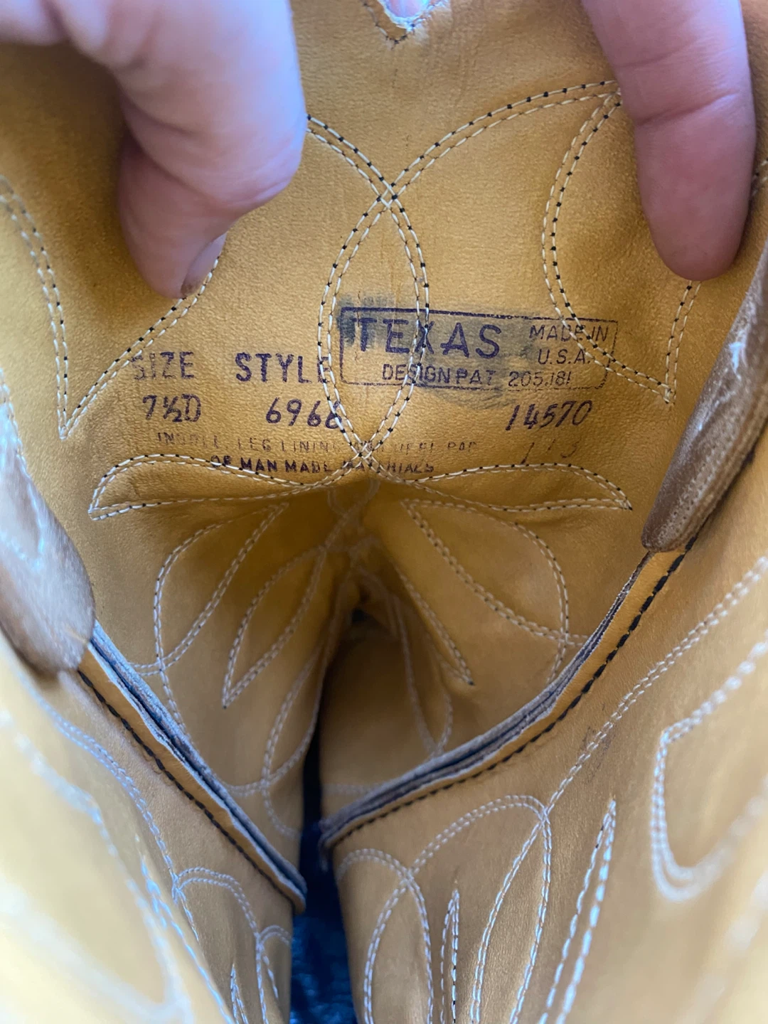 Texas Western Cowboy Boots - Size 7.5D - photo 2