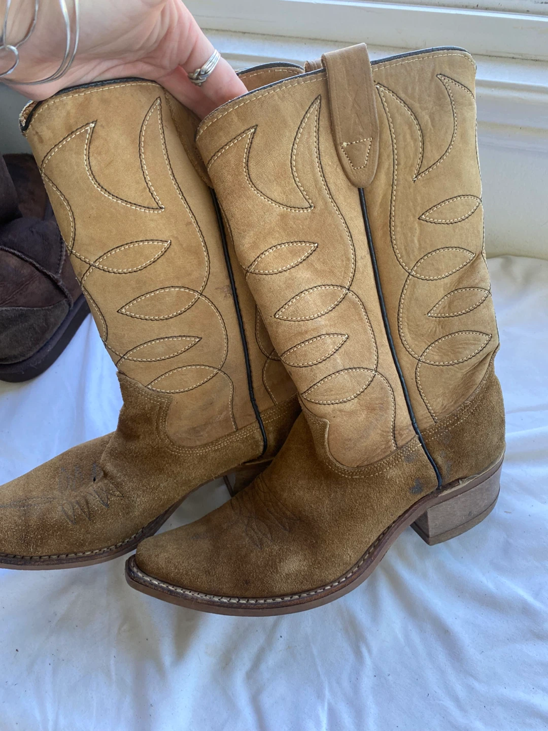 Texas Western Cowboy Boots - Size 7.5D - photo 5