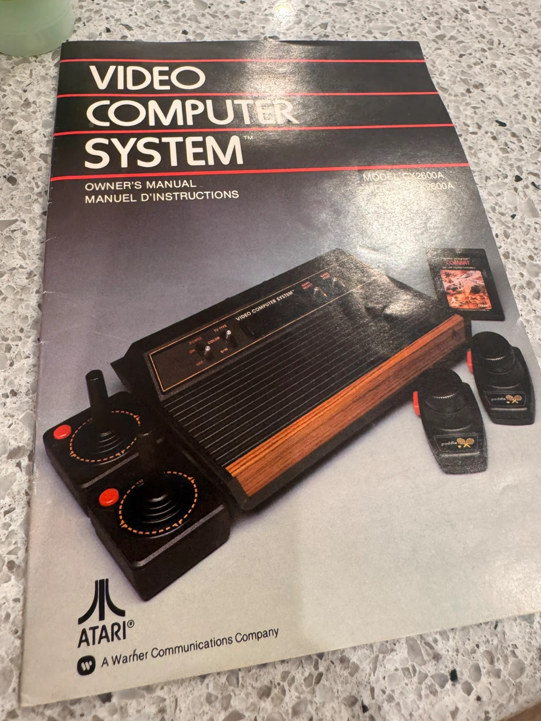 Vintage 80s Atari gaming console with controllers + 41 games - photo 4