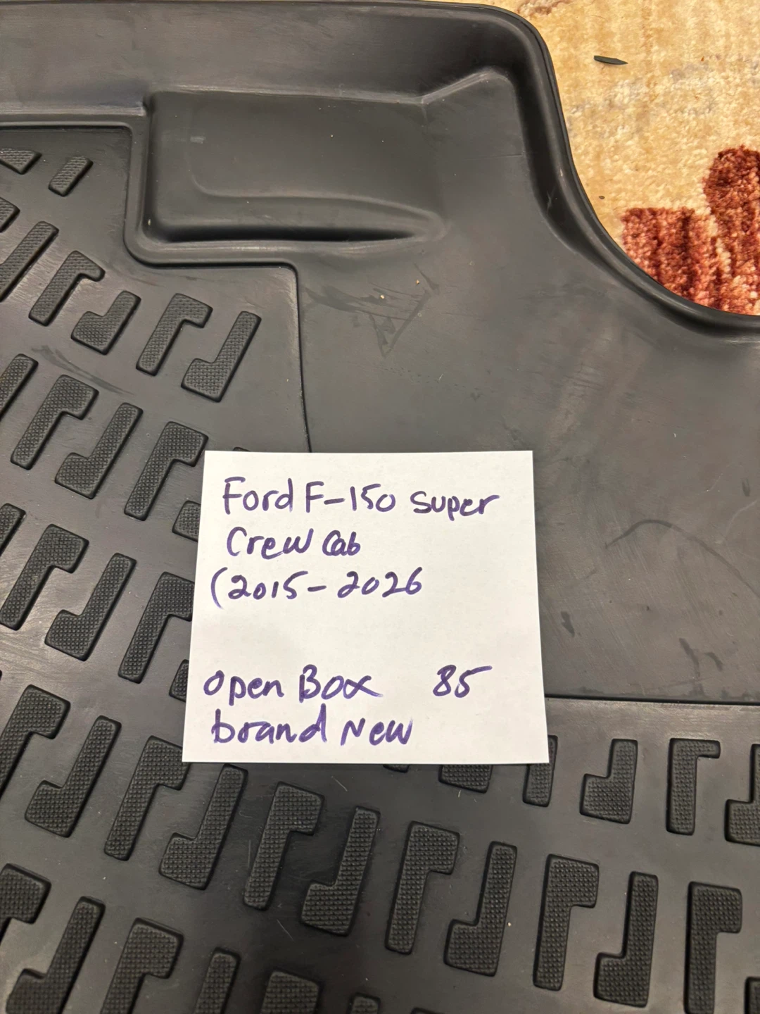 Floor Mats for Ford F-150 Super Crew Cab (2015-2026) - photo 3