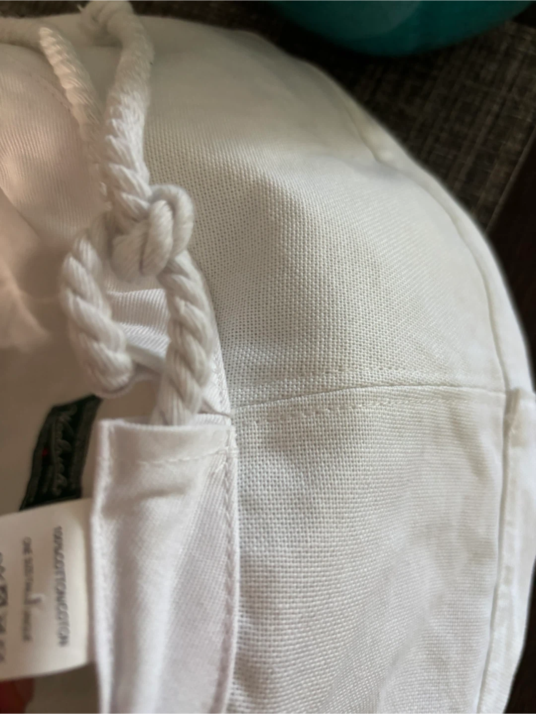 Women’s Woolrich White Cotton Bucket Hat - photo 4