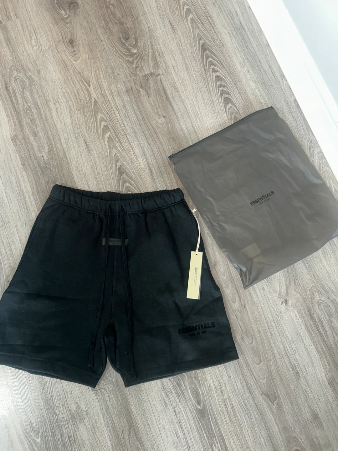Fear of God Essentials Black Shorts Size M