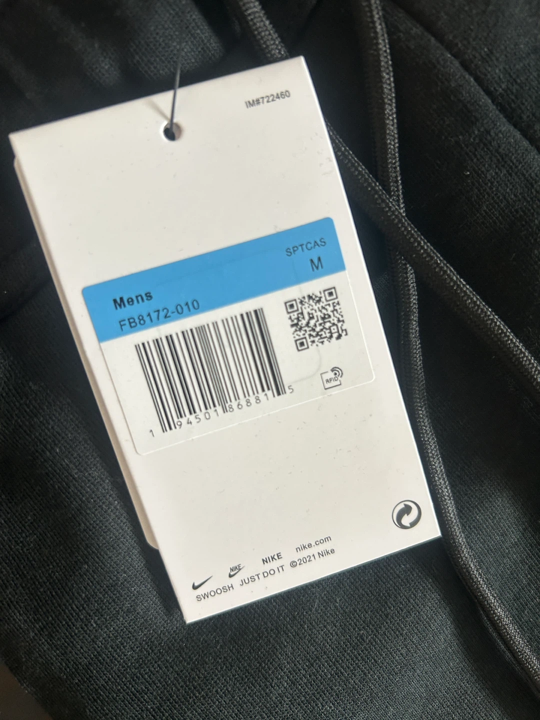 Nike Men's Tech Fleece Shorts - Black, Size M - photo 3