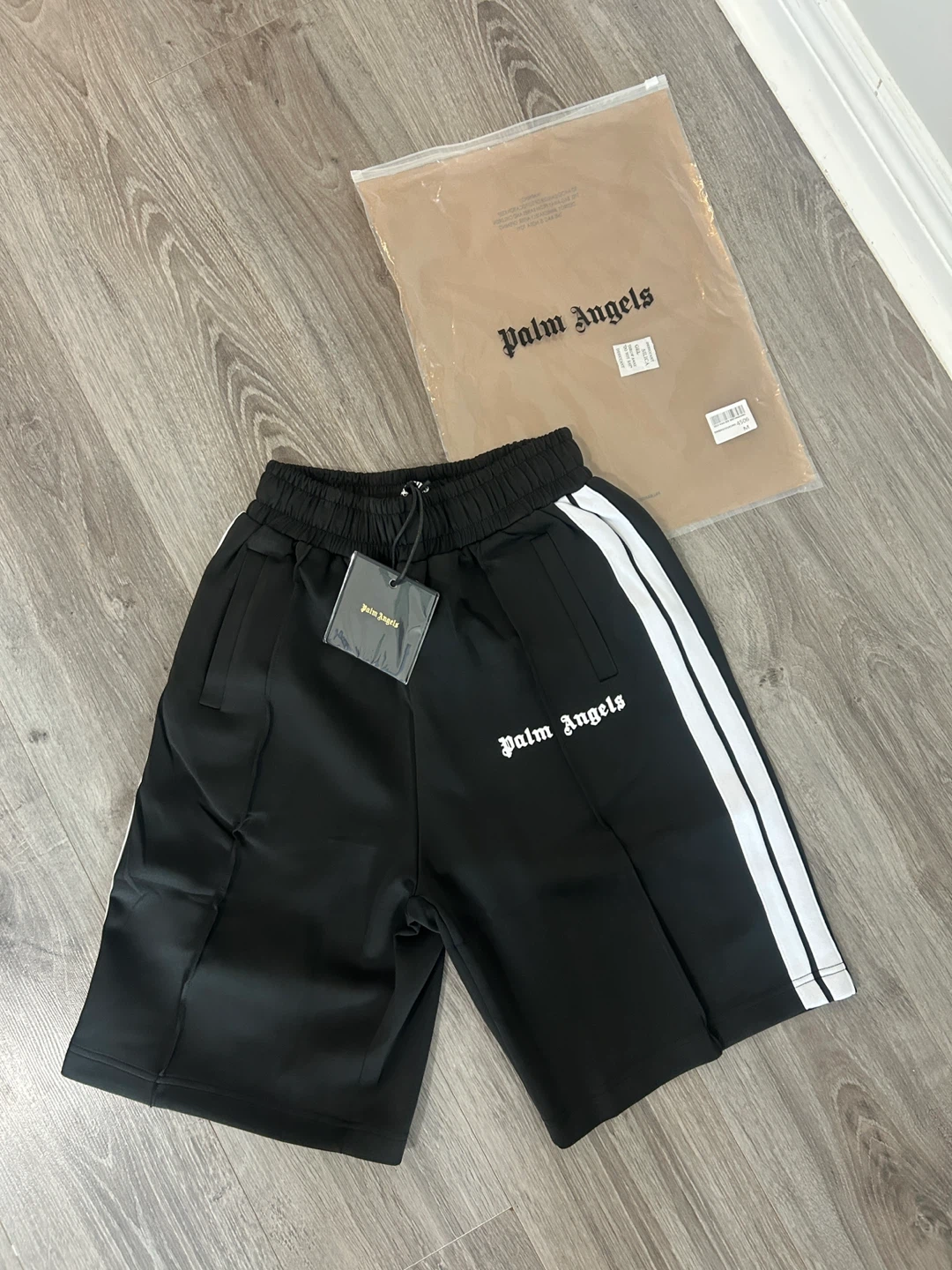 Palm Angels Black Shorts