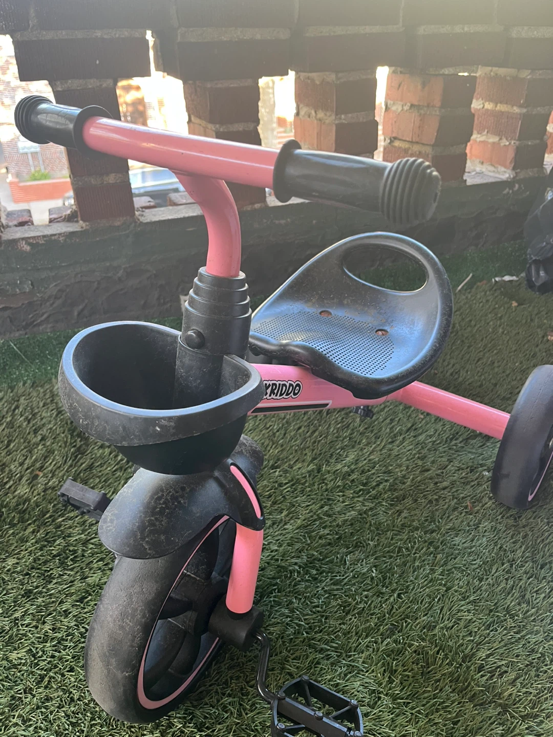 Kriddo Pink Toddler Tricycle free item with purchase!