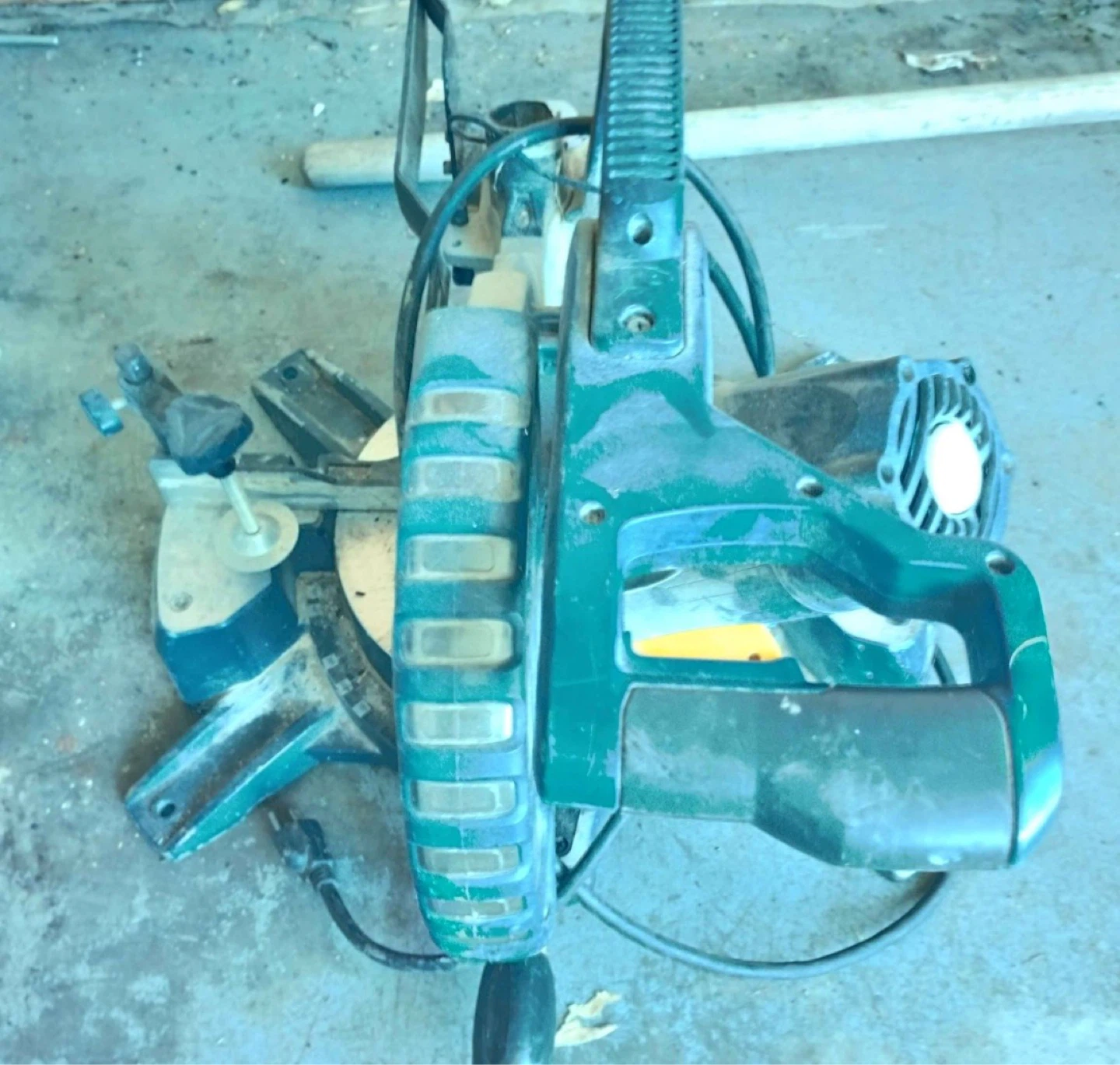 Green Compound Miter Saw