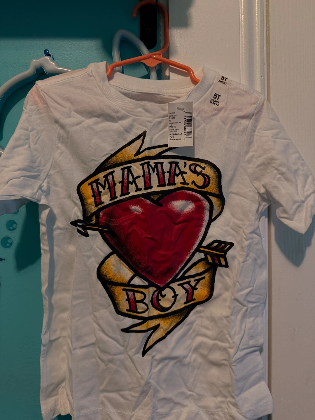 The Children's Place "Mama's Boy" Graphic T-Shirt- Size 5T