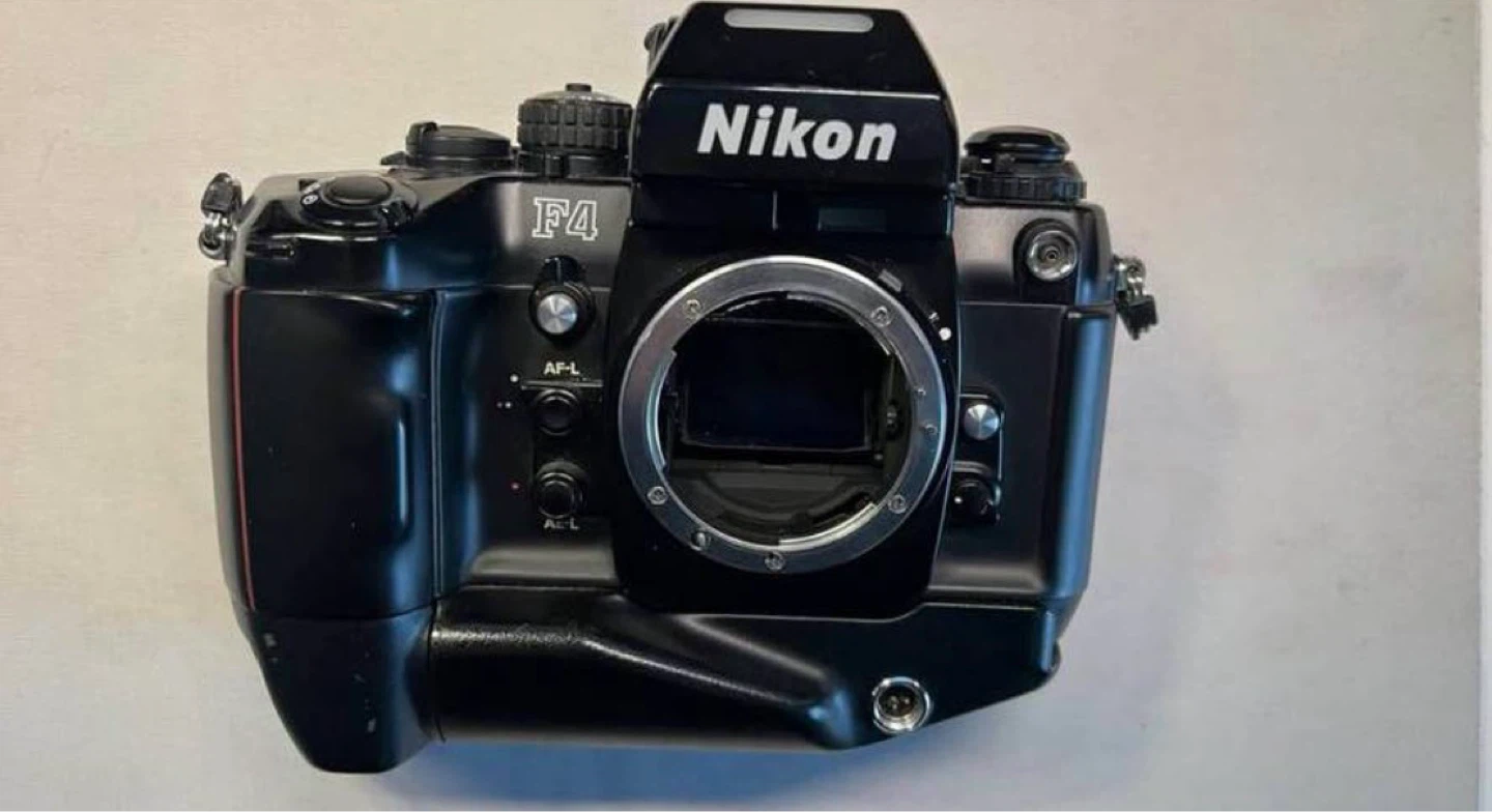 Nikon F4 Camera Body with Nikon 20mm f/2.8 & 85mm f/1.8D Lenses