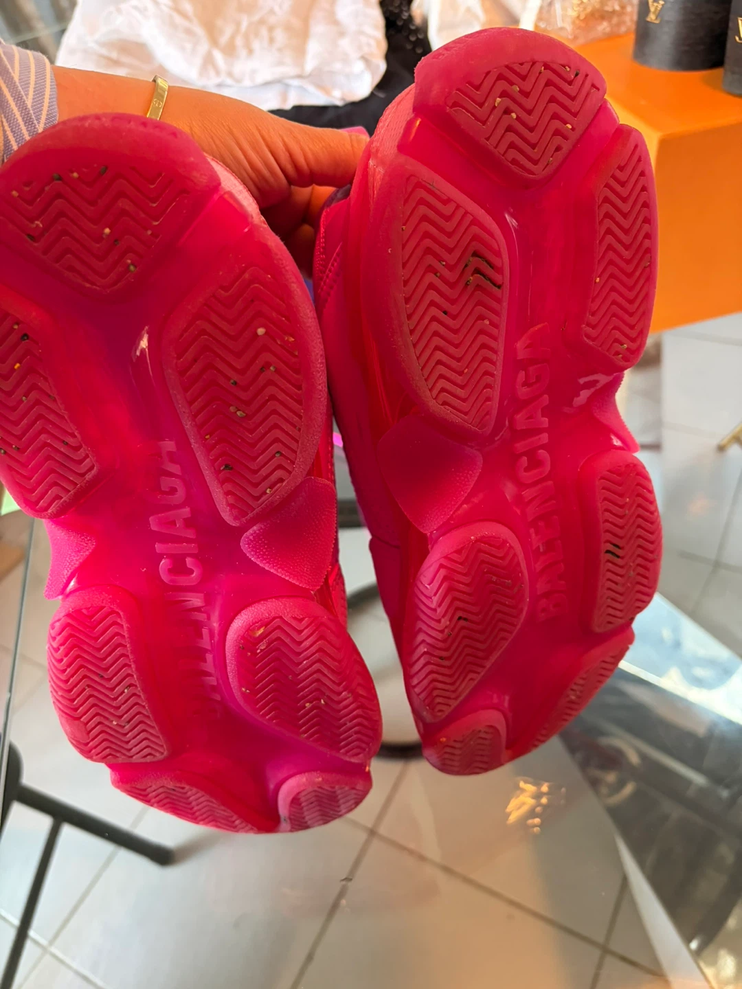 Balenciaga Triple S Pink Sneakers Size 37 - photo 3