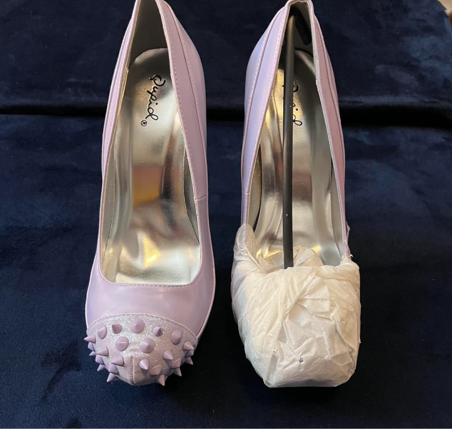 Lavender studded stilettos - photo 2