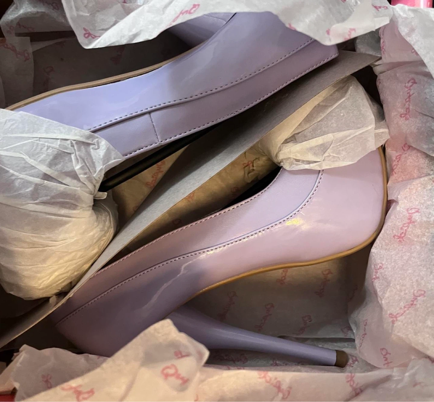 Lavender studded stilettos - photo 3