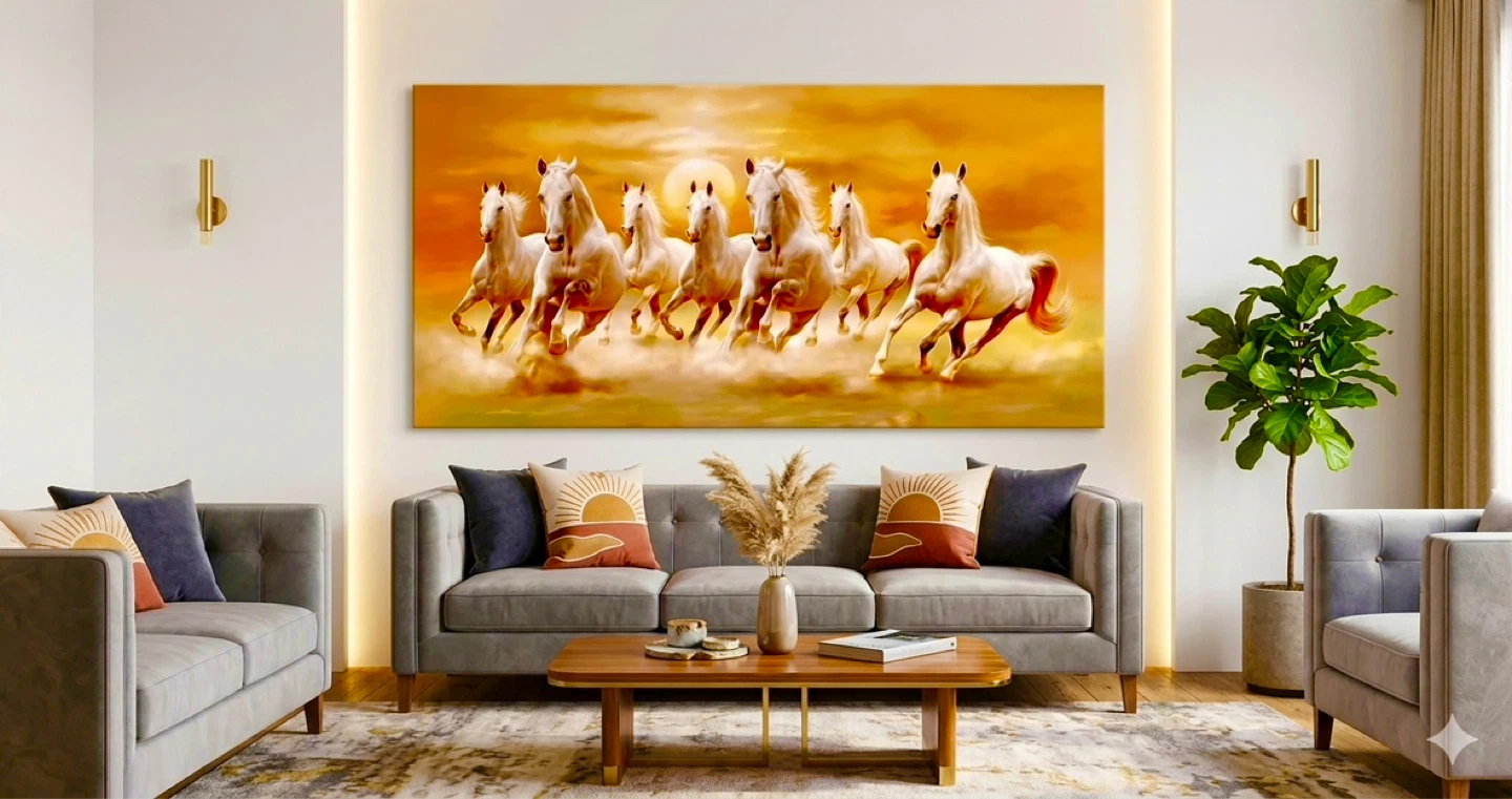 Canvas Wall Art - Running Horses