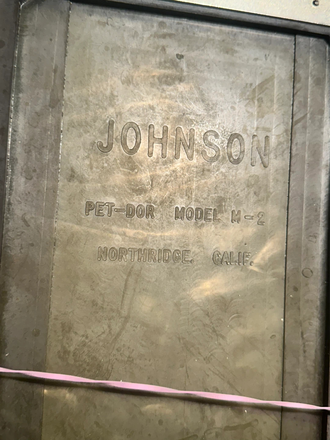 johnson pet-dor model m-2 northridge california pet door - photo 2