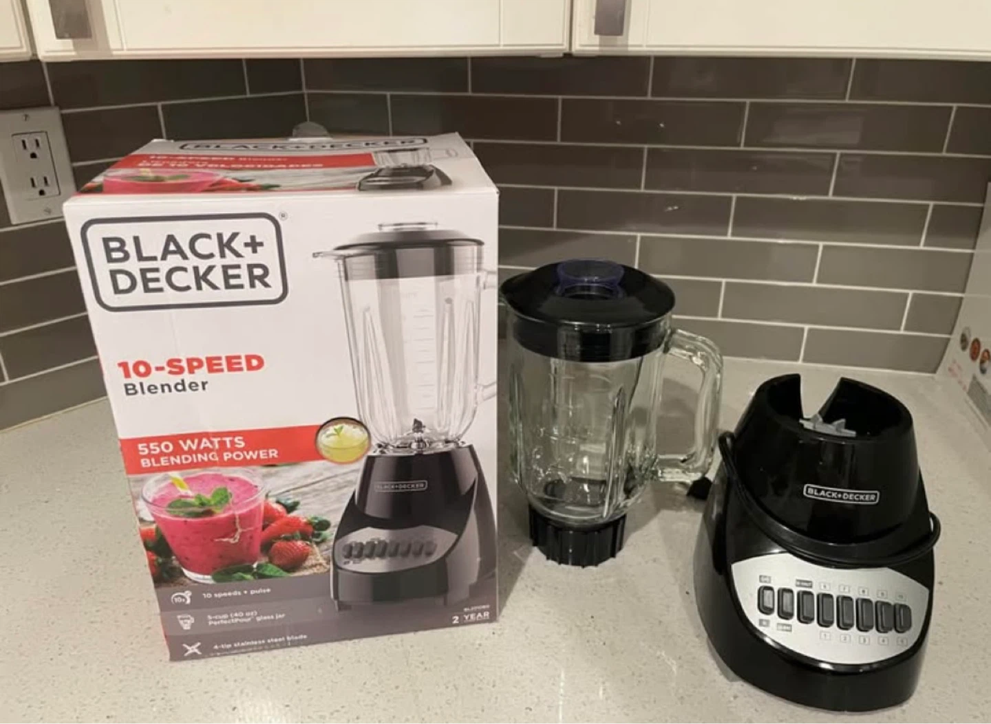 BLACK+DECKER 10-Speed 550W Blender