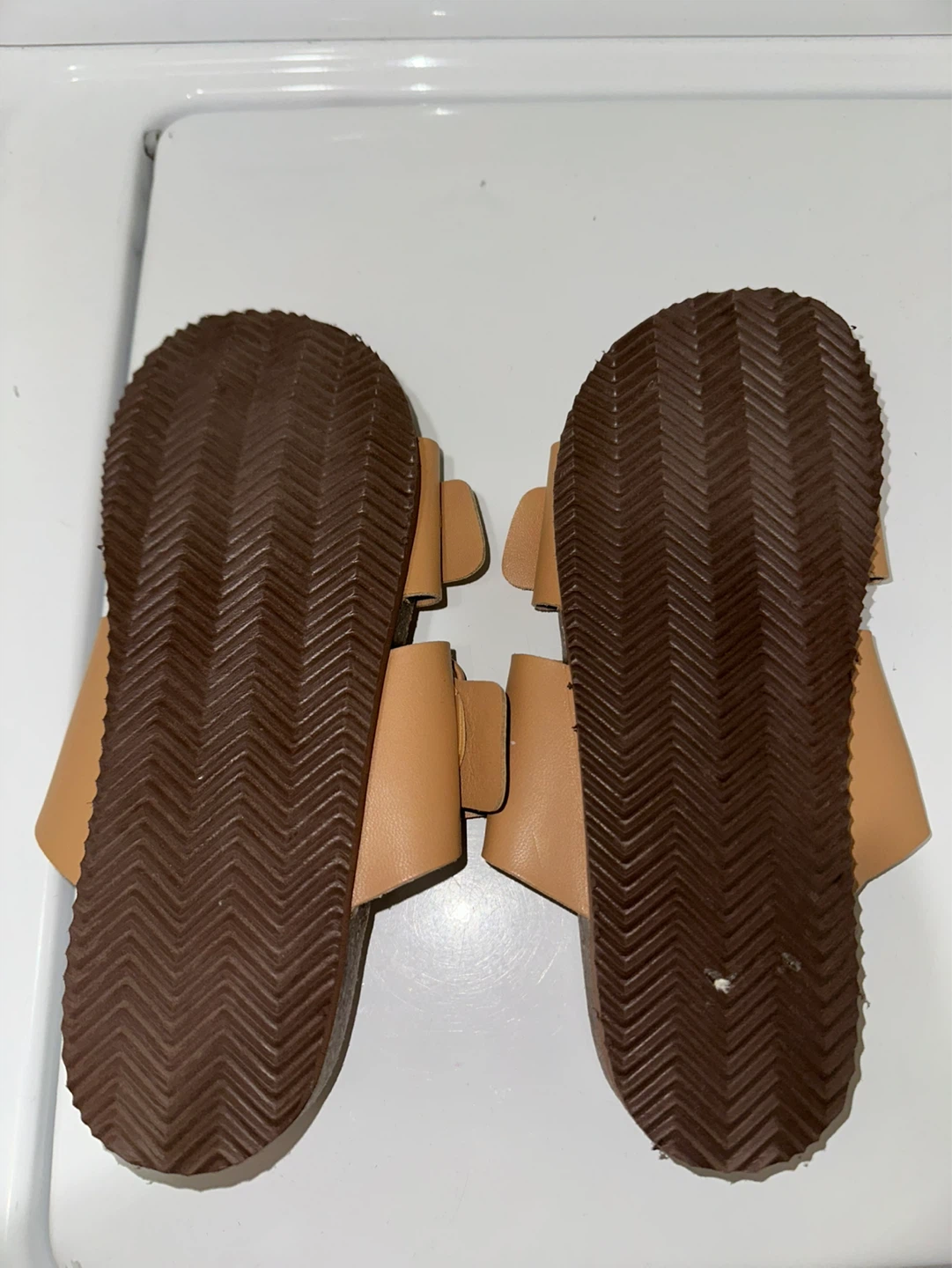 Old Navy Women's Tan Slide Sandals - photo 2