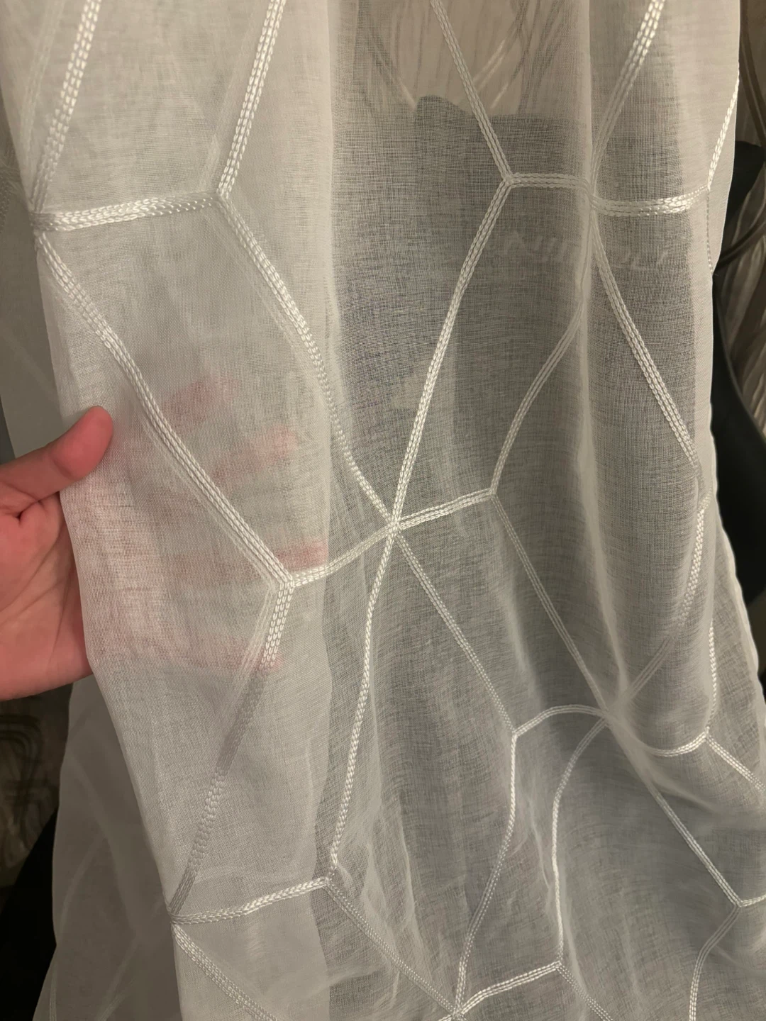 New: Panel: White Sheer Curtain: 52 * 86