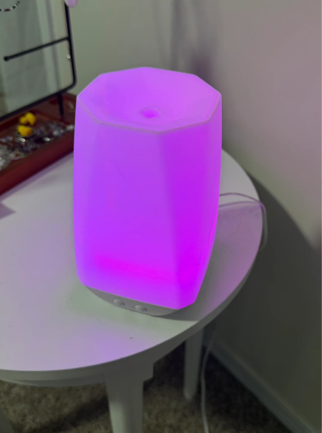 White LED Essential Oil Diffuser Lamp - photo 3