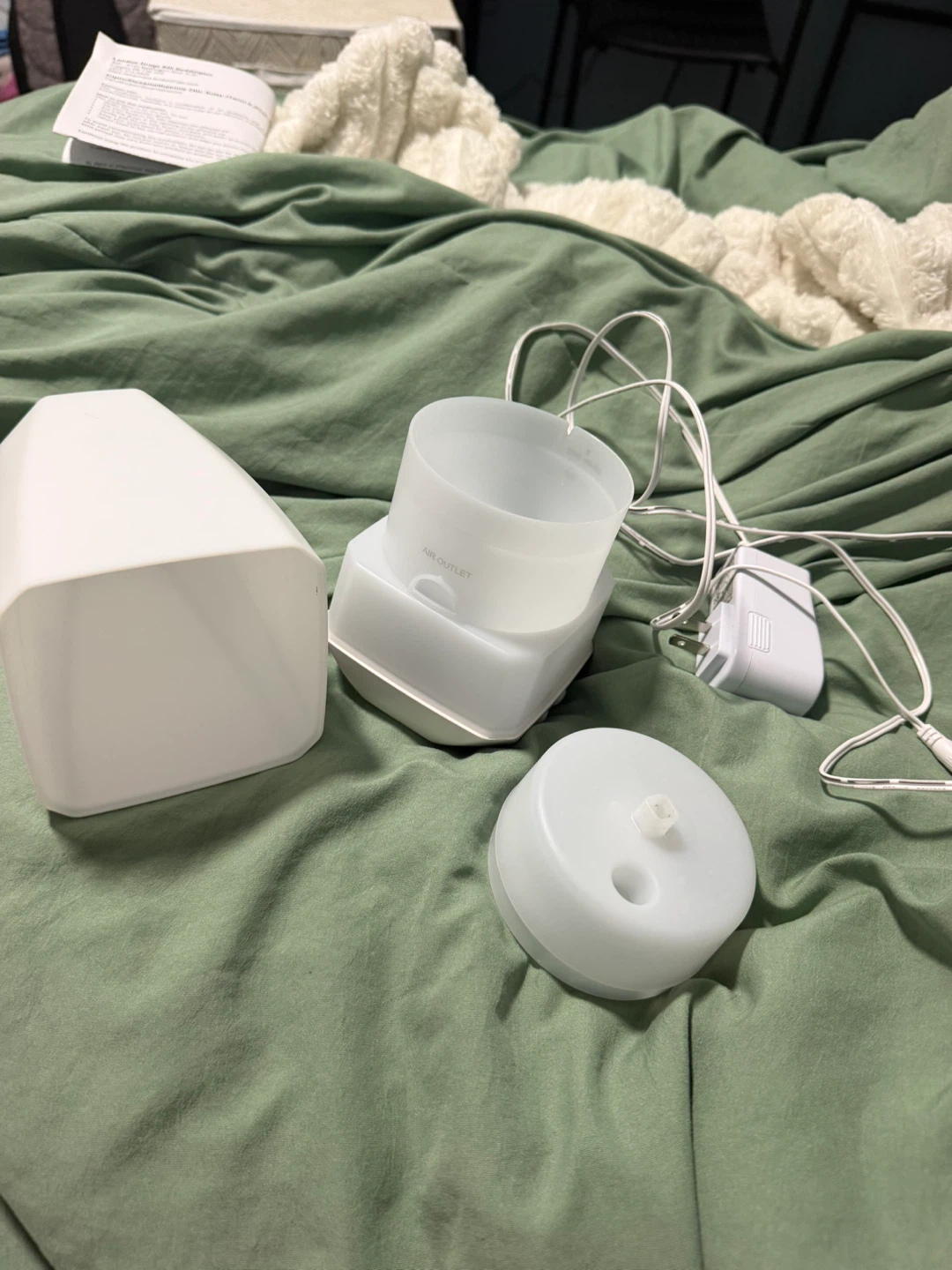 White LED Essential Oil Diffuser Lamp - photo 2