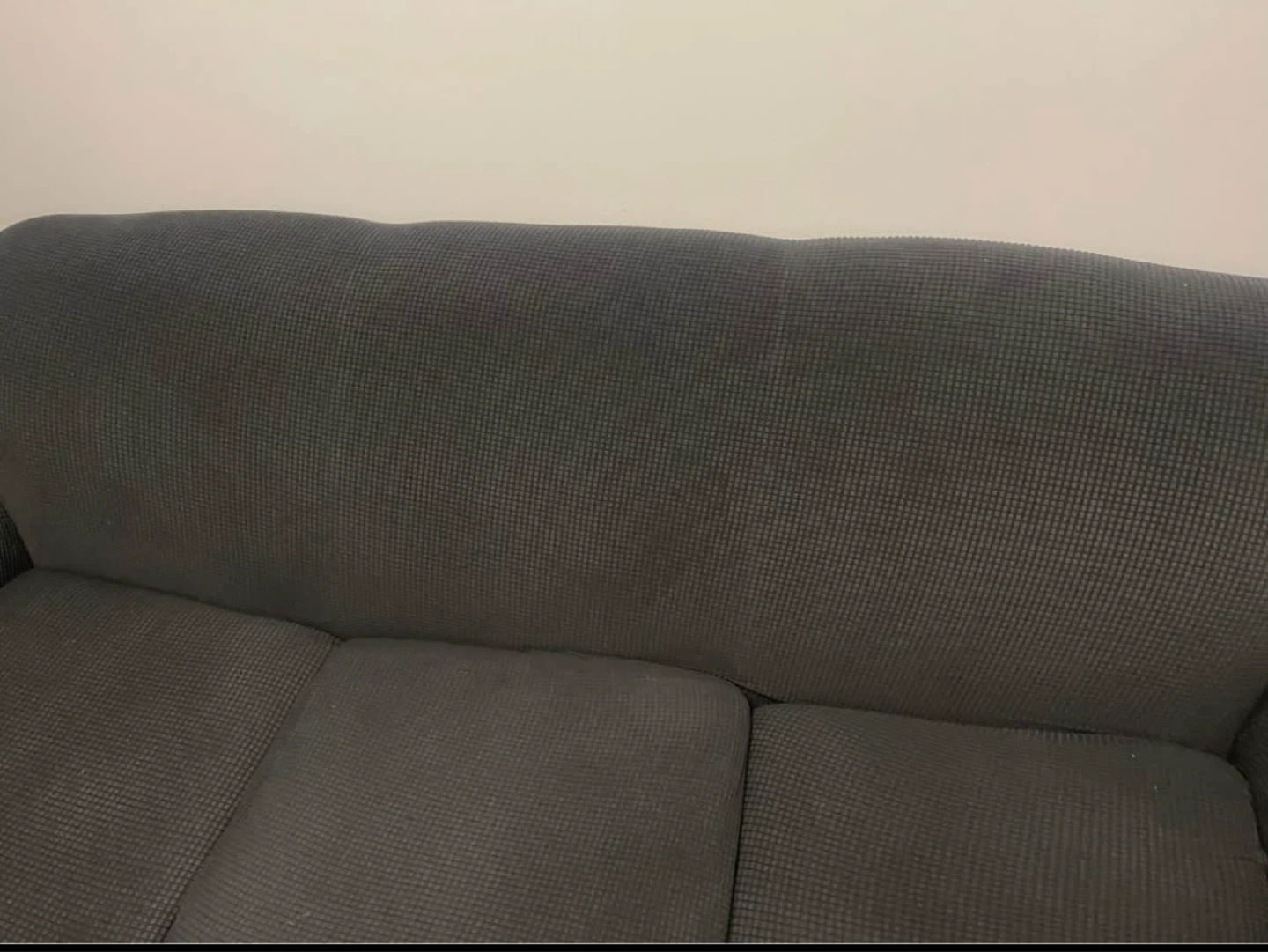 2 Dark Grey Loveseat Sofa - photo 2
