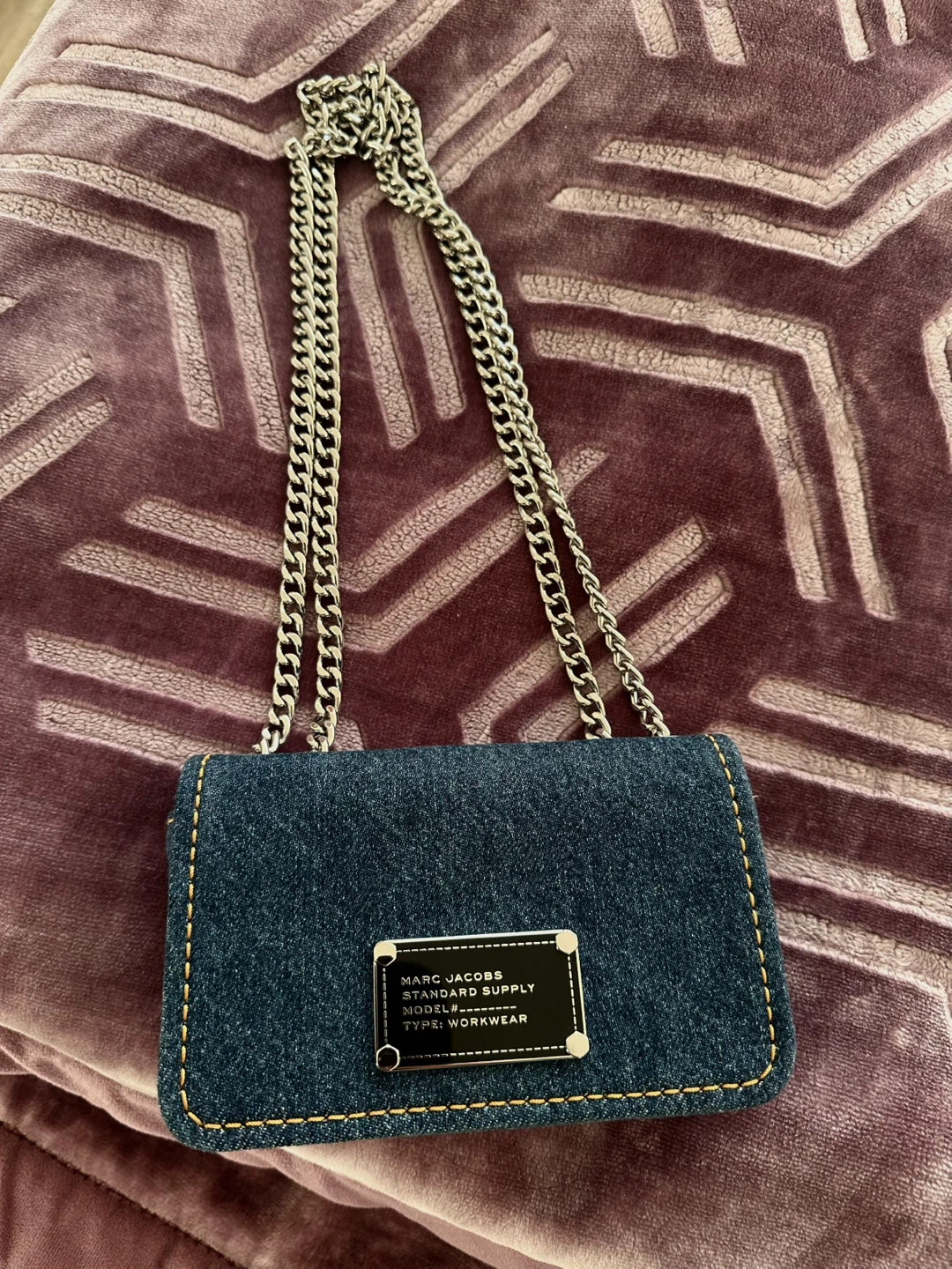 Marc Jacobs Standard Supply Denim Shoulder Bag