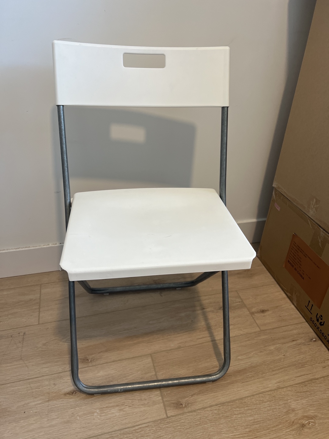 White Folding Chair