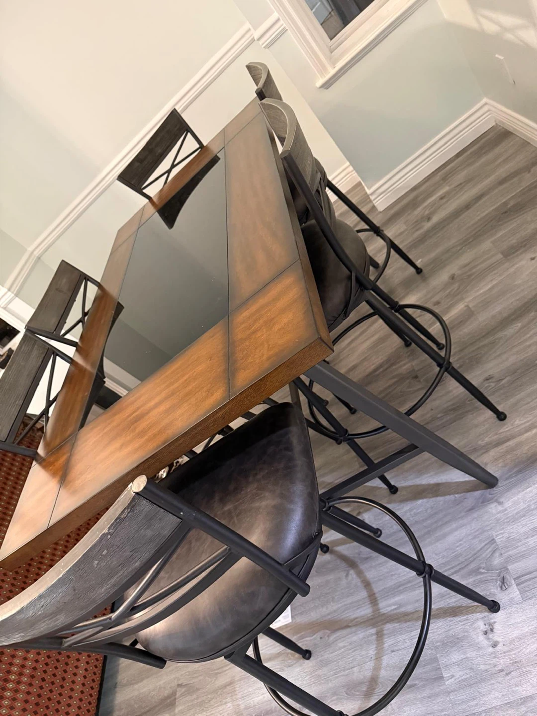 Dining Table Set with 6 Chairs