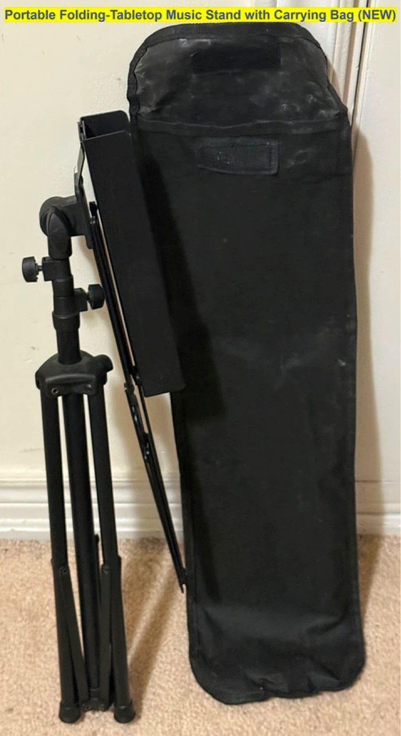 Portable Folding-Tabletop Music Stand with Carrying Bag (NEW) - photo 3