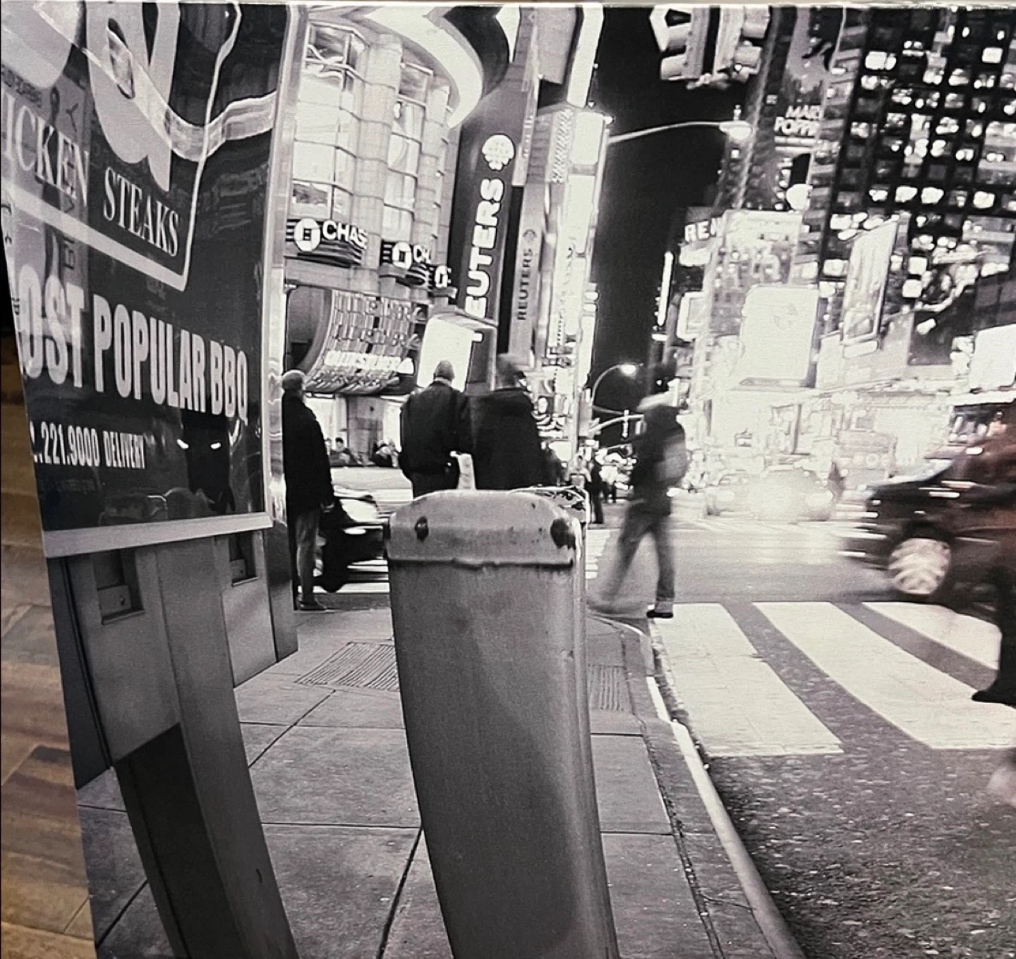 New York City Taxi Scene Canvas Print - photo 3