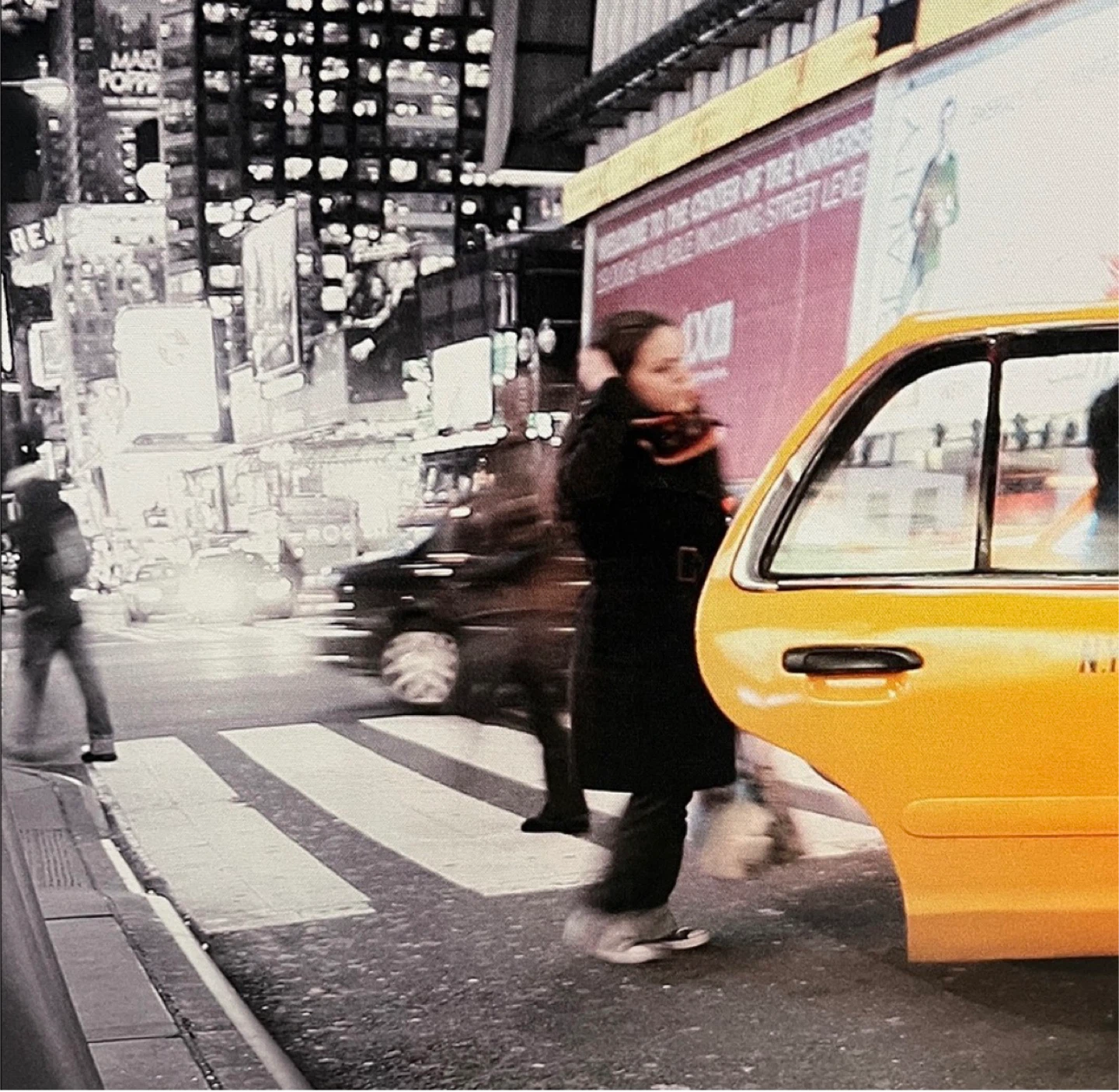 New York City Taxi Scene Canvas Print - photo 2