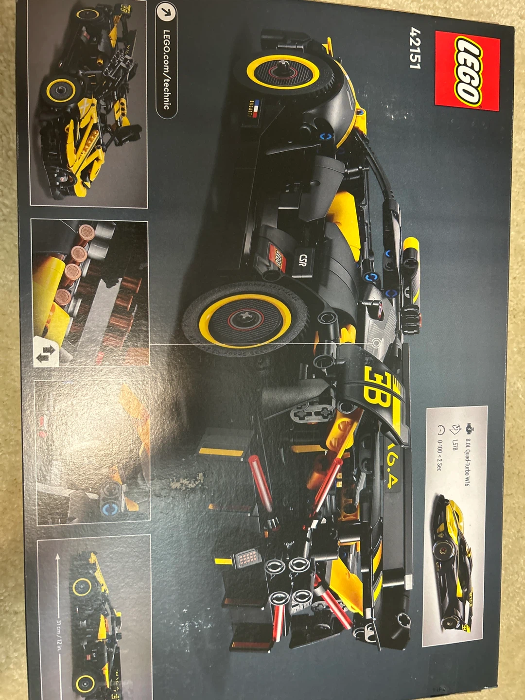 LEGO Technic 42151 Bugatti Bolide Building Set - photo 2