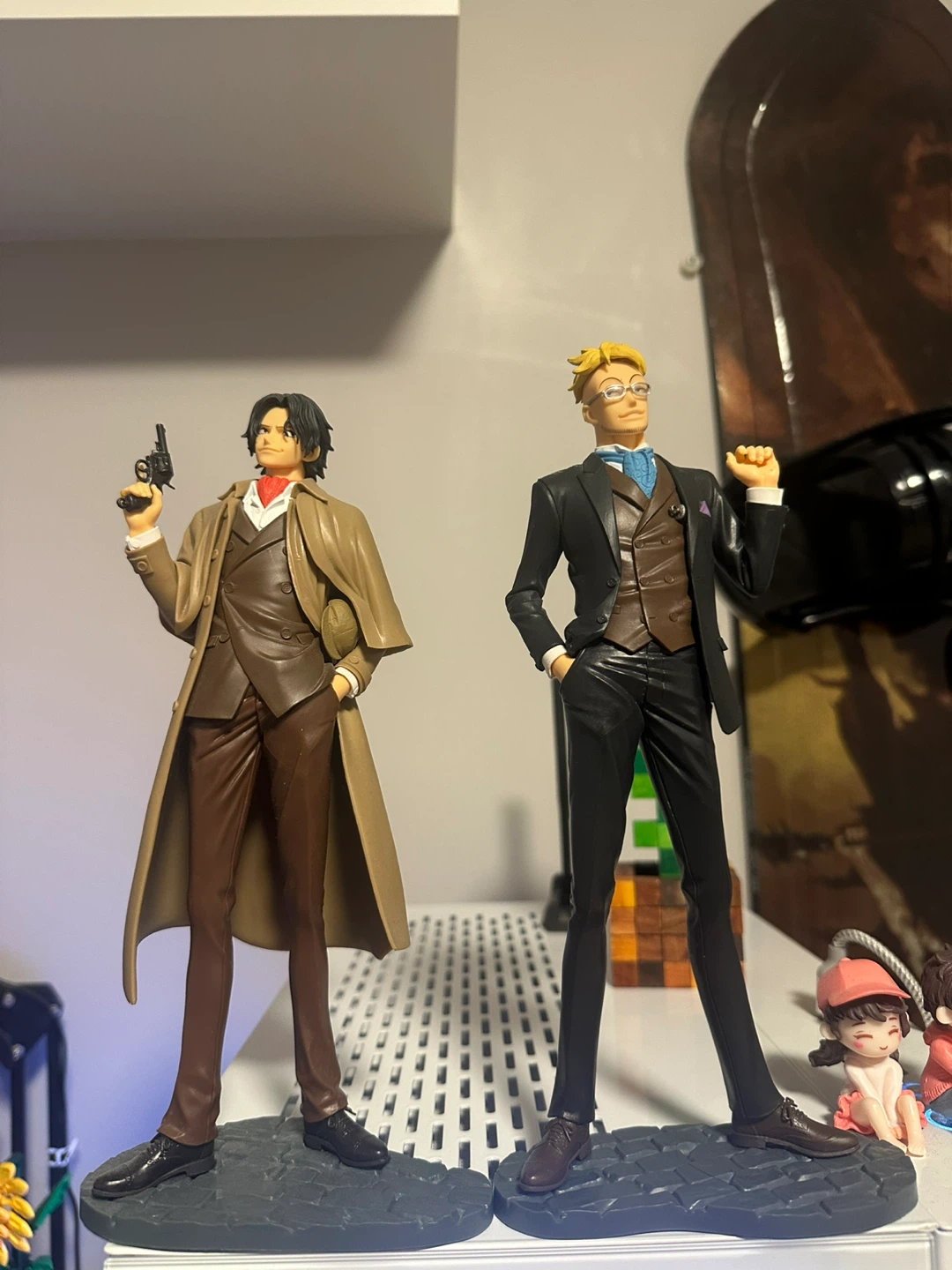 Ace and Marco one piece figures