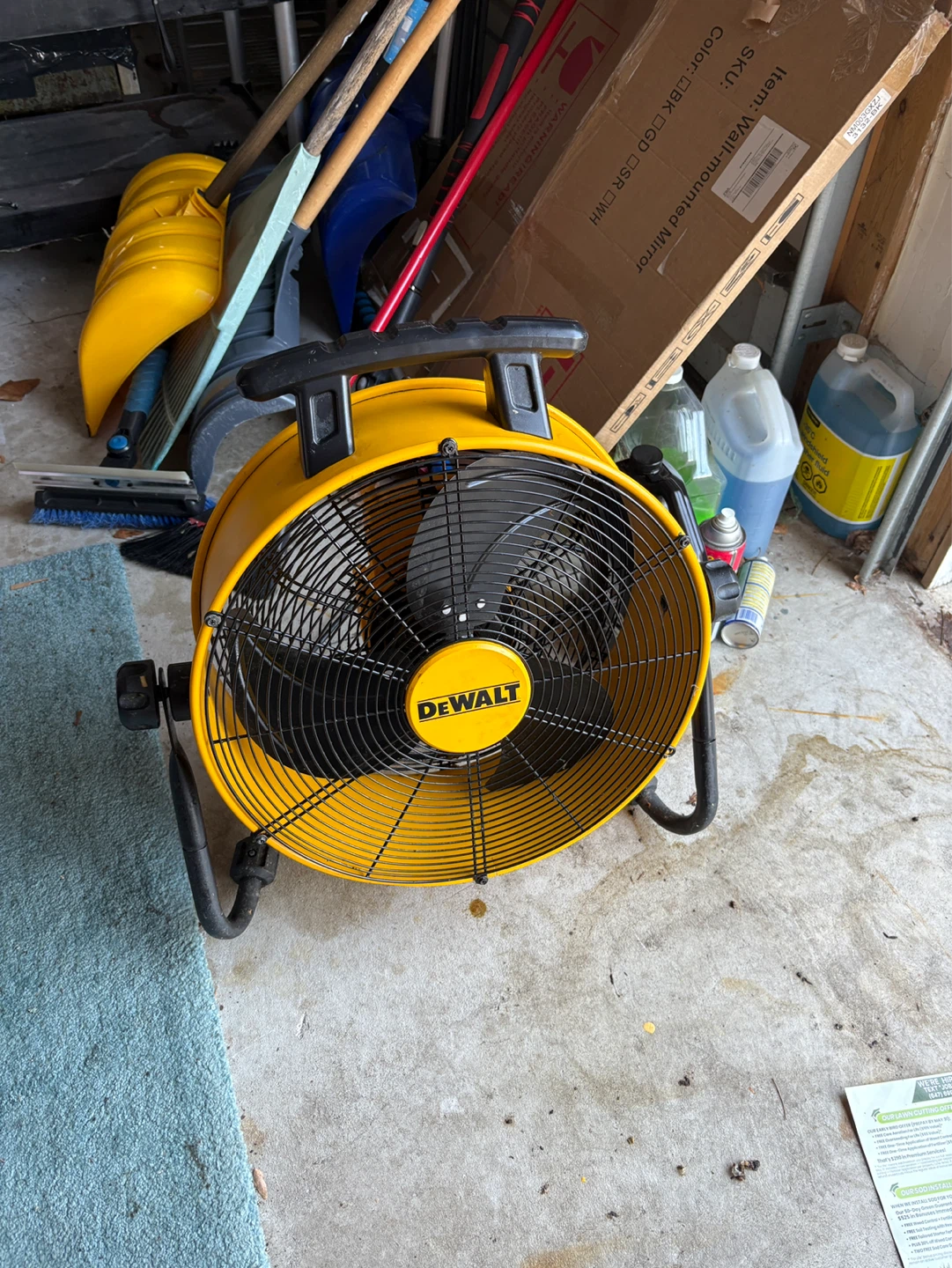 DeWalt job site Drum Fan