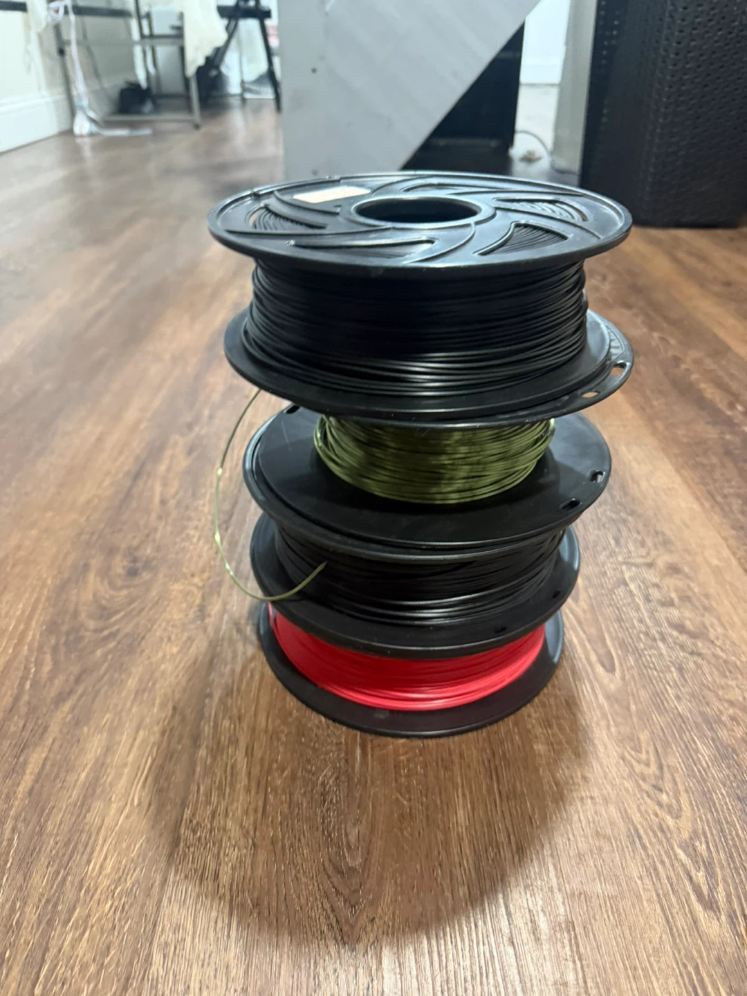 Ender3D Printer w/PLA Filament Spools (Black, Red, Green) - photo 4