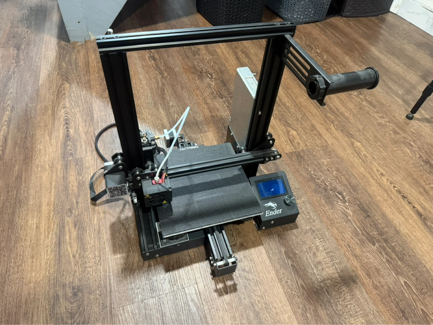 Ender3D Printer w/PLA Filament Spools (Black, Red, Green)