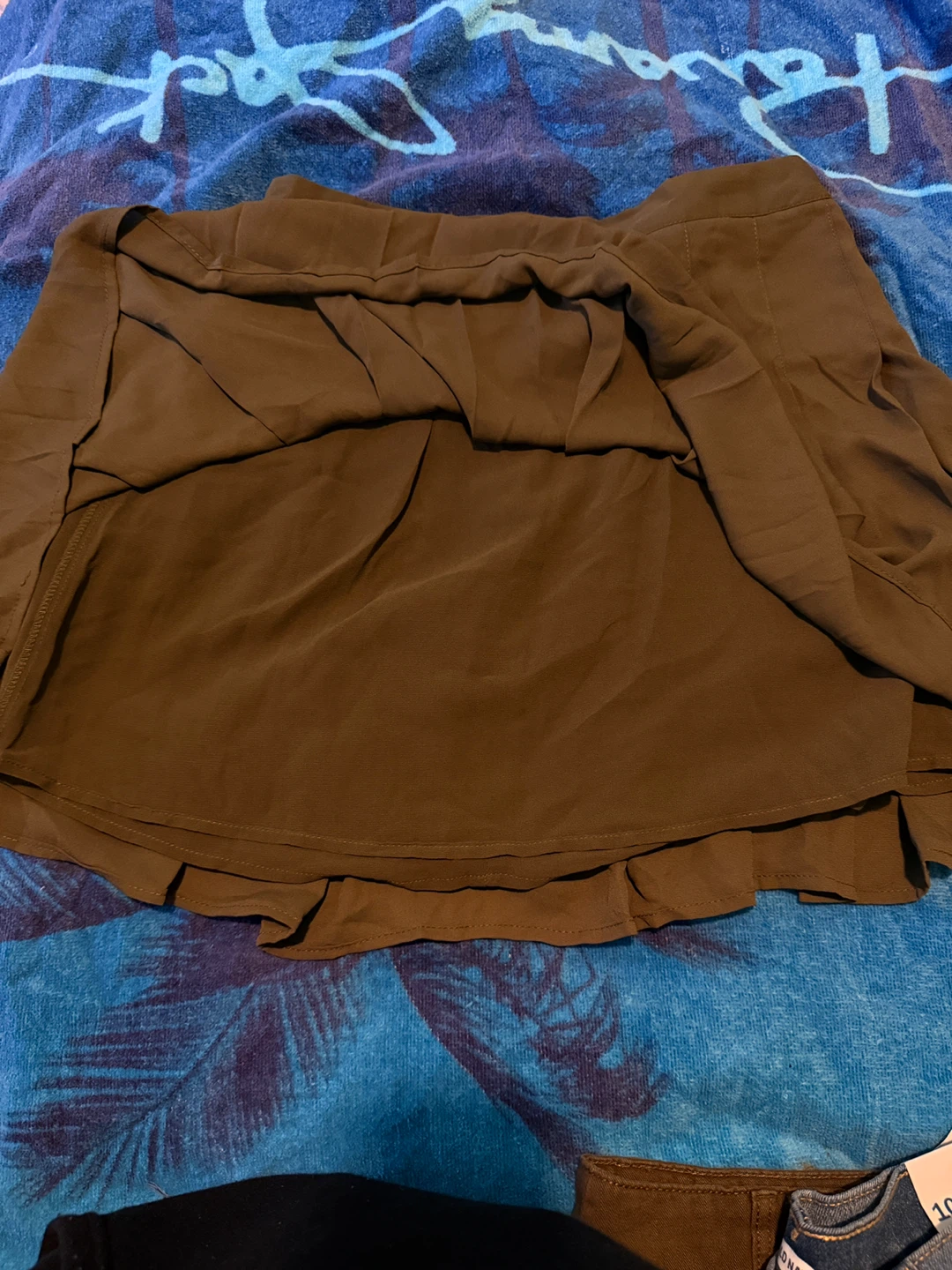 Forever 21 Brown Pleated Mini Skirt - photo 2