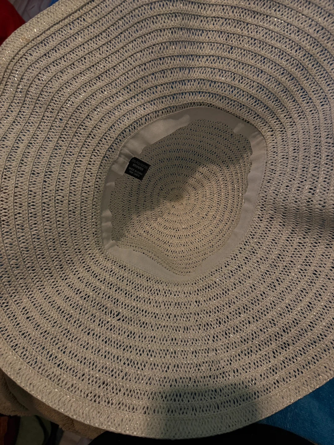 White Wide Brim Sun Hat - photo 2