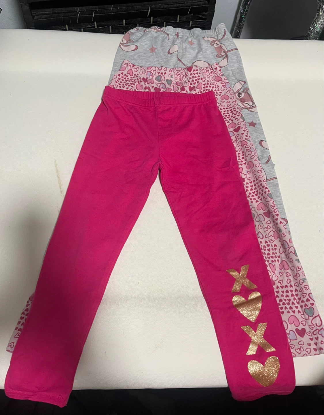 Girls Pajama Pants Bundle - Pink & Hearts